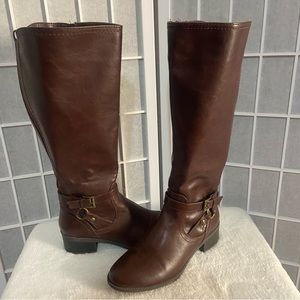 Liz Claiborne Brown Knee Length Boot 7.5
